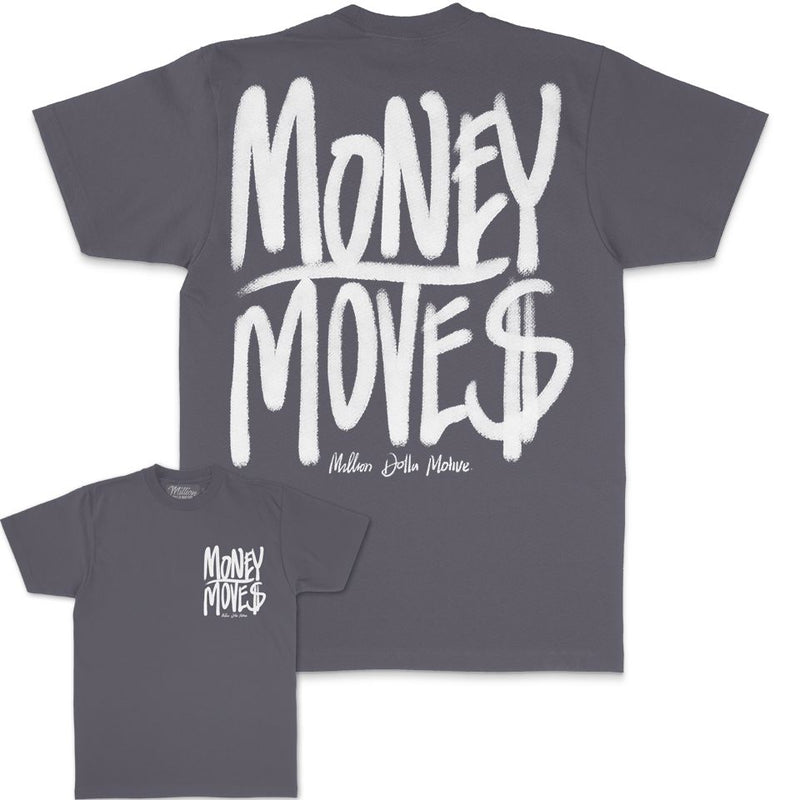 Money Moves - Dark Grey T-Shirt