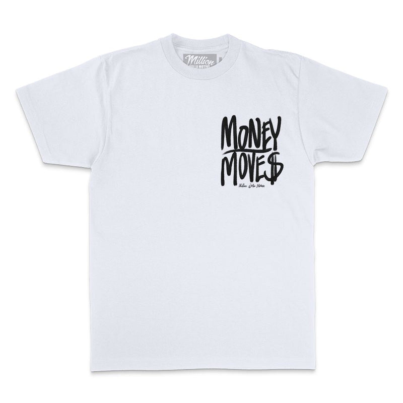 Money Moves - White T-Shirt