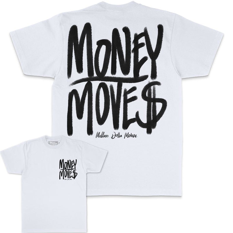 Money Moves - White T-Shirt