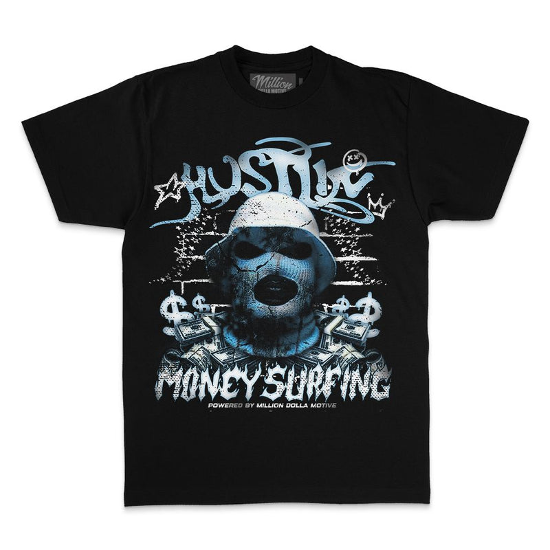 Money Surfing - Black T-Shirt