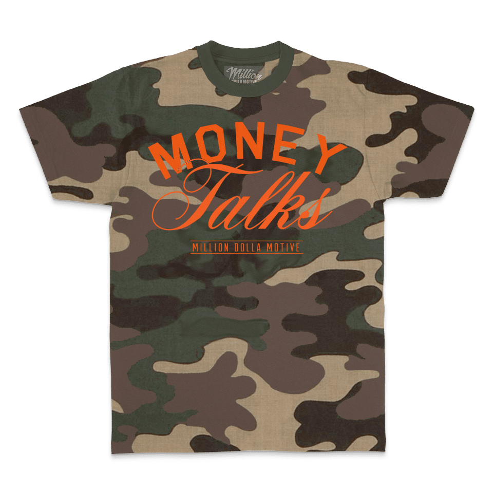 Money Talks - Forest Green Camo T-Shirt
