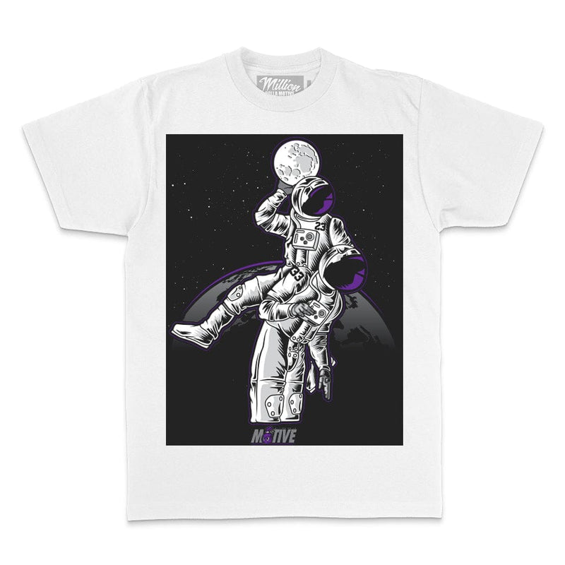 Moonman Dunk - White T-Shirt T-Shirt Million Dolla Motive 