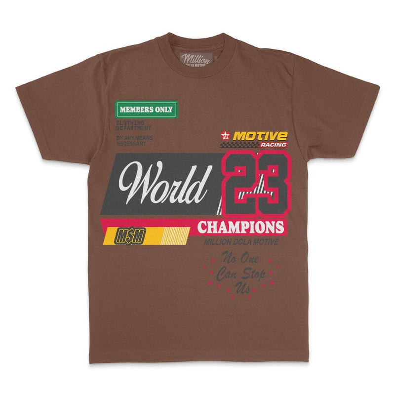 Motive Racing - Brown T-Shirt T-Shirt Million Dolla Motive 
