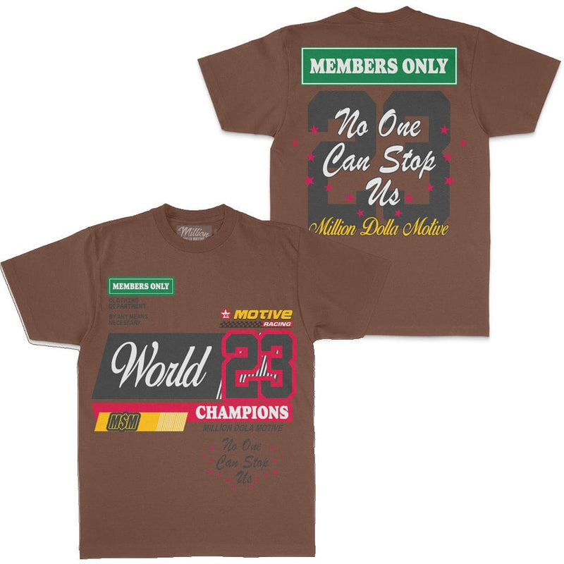 Motive Racing - Brown T-Shirt T-Shirt Million Dolla Motive 