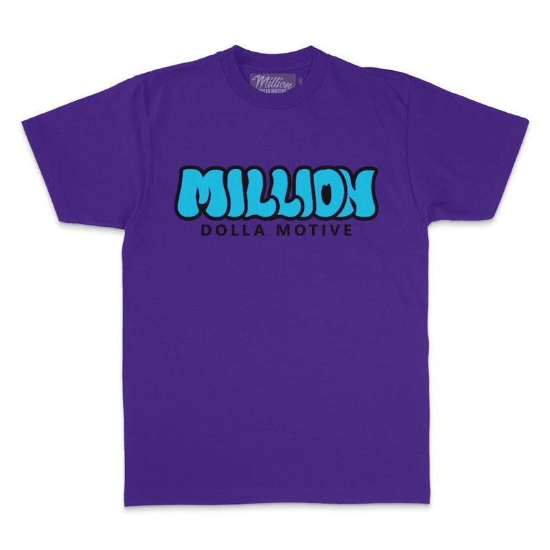 Never Settle - Purple T-Shirt T-Shirt Million Dolla Motive 
