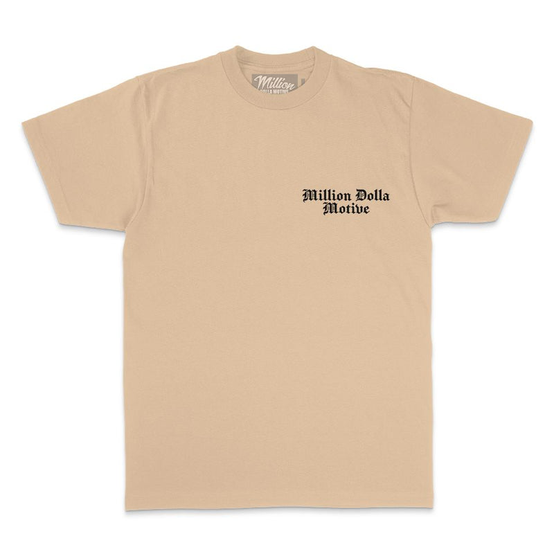 Never Stop The Hustle - Khaki T-Shirt