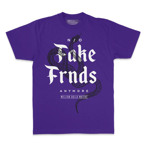 No Fake Friends - Purple T-Shirt – Million Dolla Motive