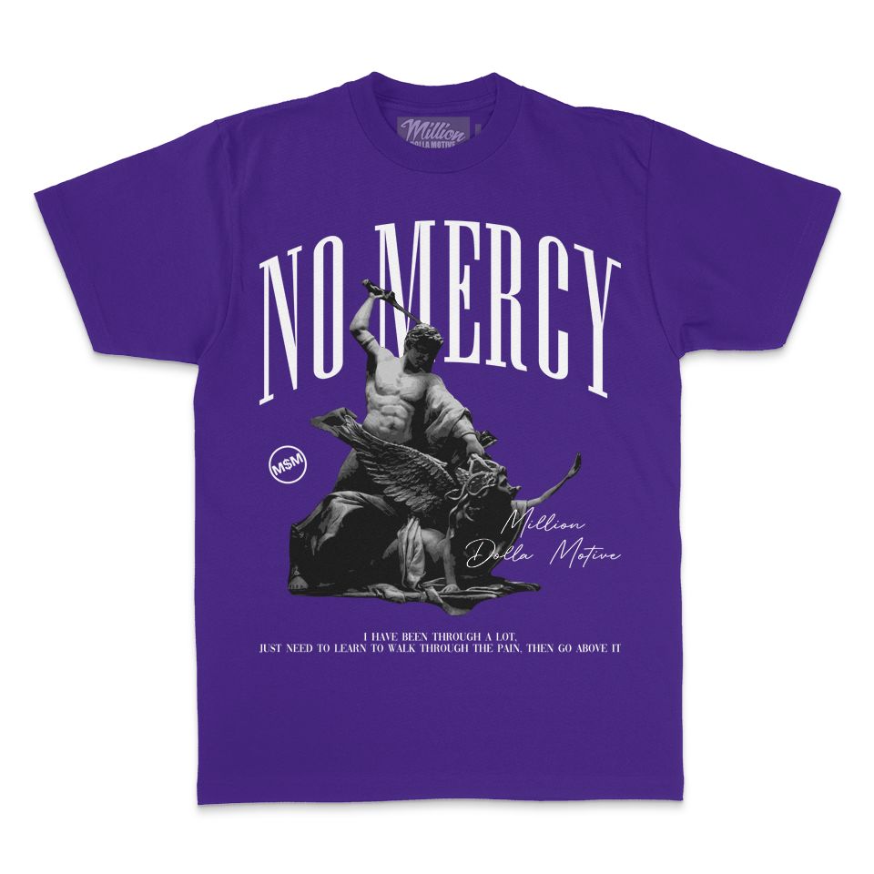 No Mercy - Purple T-Shirt T-Shirt Million Dolla Motive 