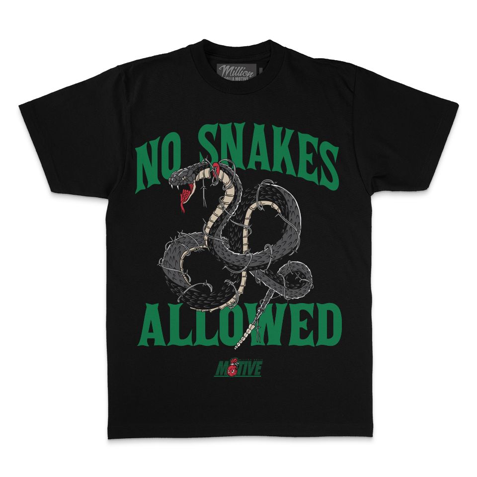 
                  
                    No Snakes Allowed - Black T-Shirt
                  
                
