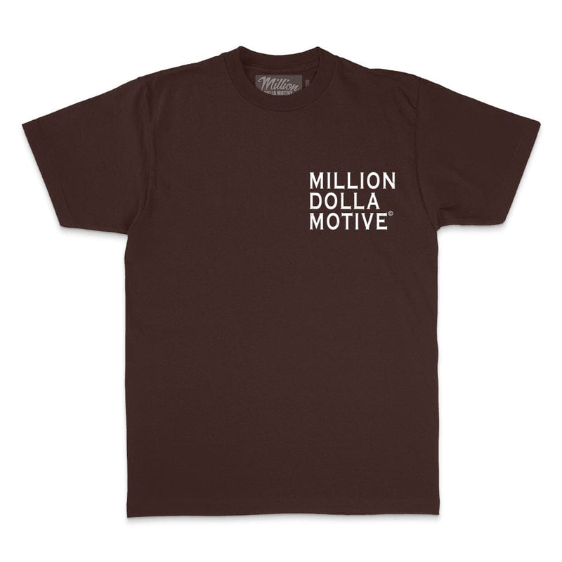 Nobody Cares Work Harder - Brown T-Shirt T-Shirt Million Dolla Motive 