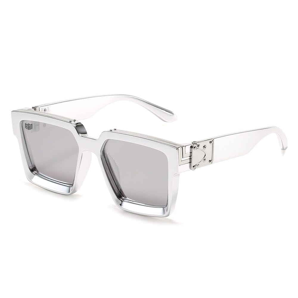 
                  
                    Notorious - White & Silver Sunglasses
                  
                