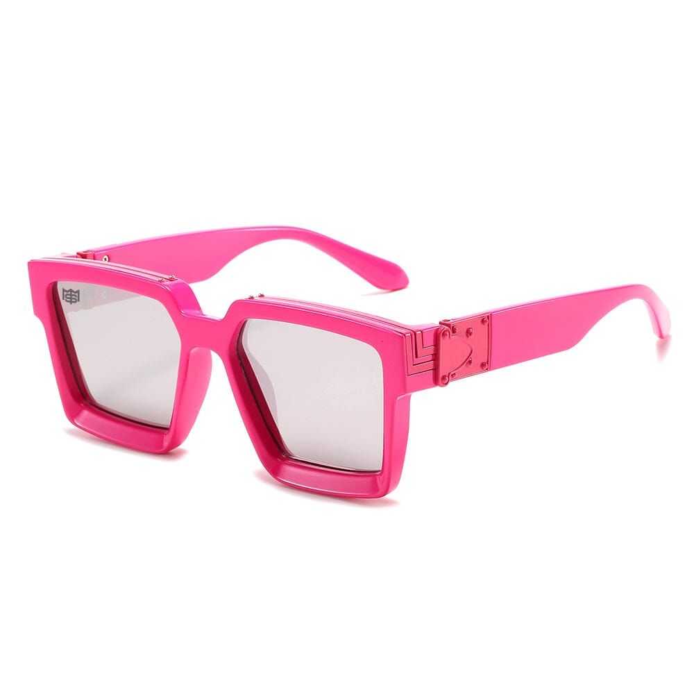 
                  
                    Notorious - Magenta & Silver Sunglasses
                  
                