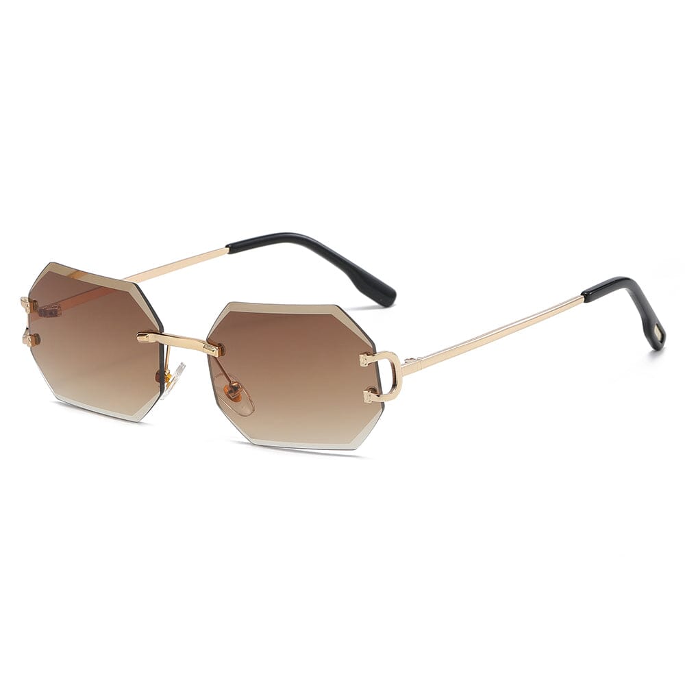 
                  
                    Palacio - Gold & Brown Sunglasses
                  
                