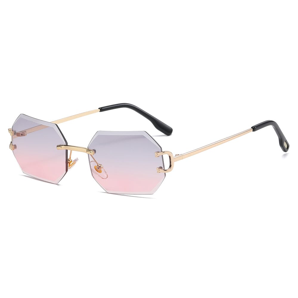 
                  
                    Palacio - Gold & Grey Pink Sunglasses
                  
                