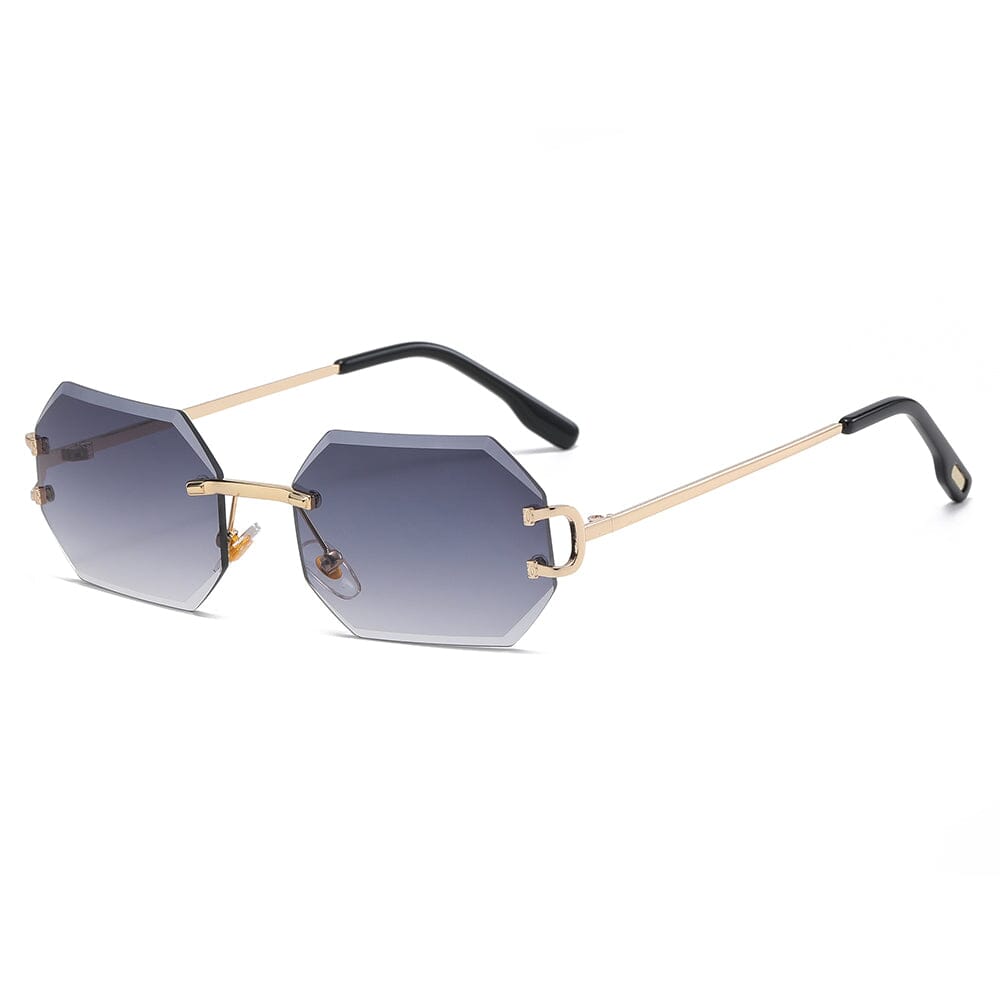 
                  
                    Palacio - Gold & Gradient Grey Sunglasses
                  
                