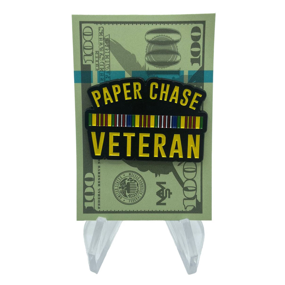 
                  
                    Paper Chase Veteran - Enamel Pin
                  
                