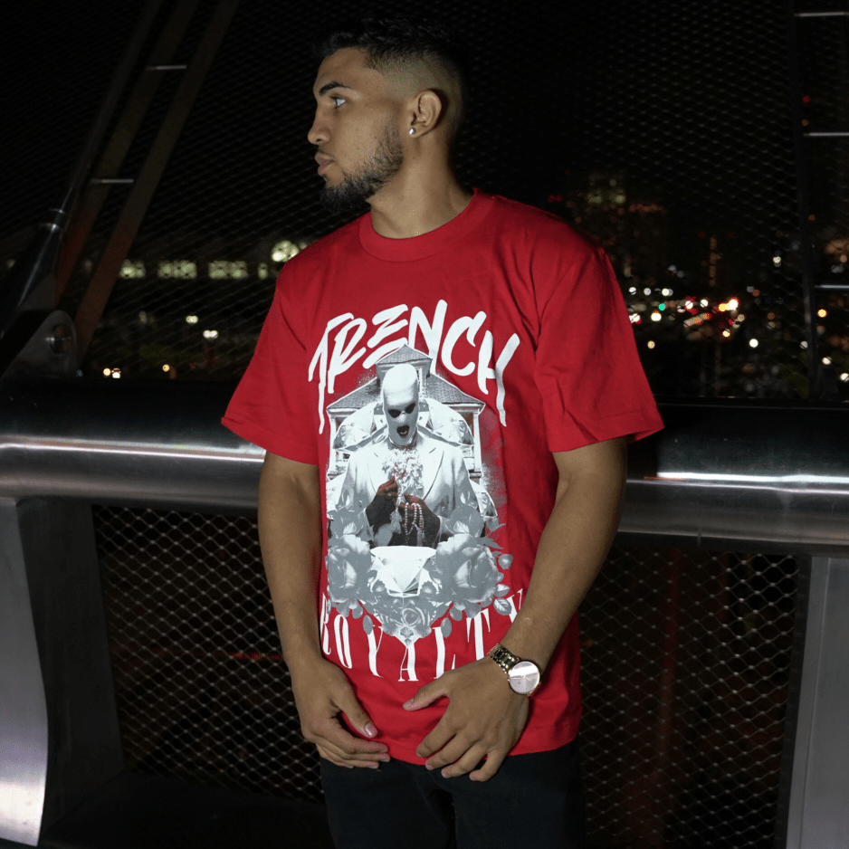 
                  
                    Trench Royalty - Red T-Shirt
                  
                