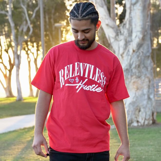 
                  
                    Relentless Hustle - Red T-Shirt
                  
                
