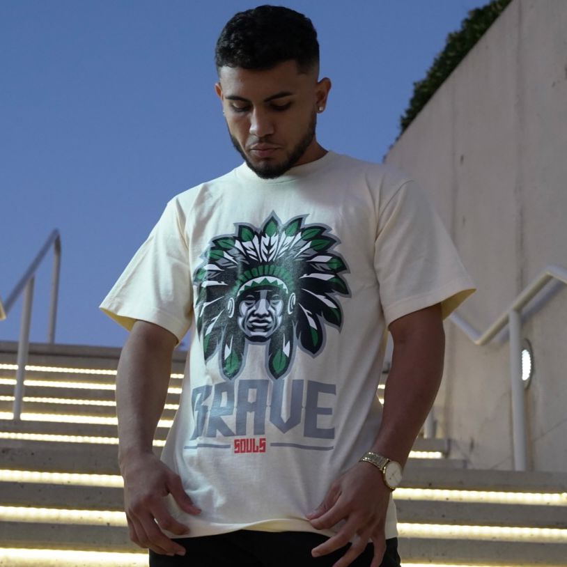 
                  
                    Brave Souls -  Natural Sail T-Shirt
                  
                