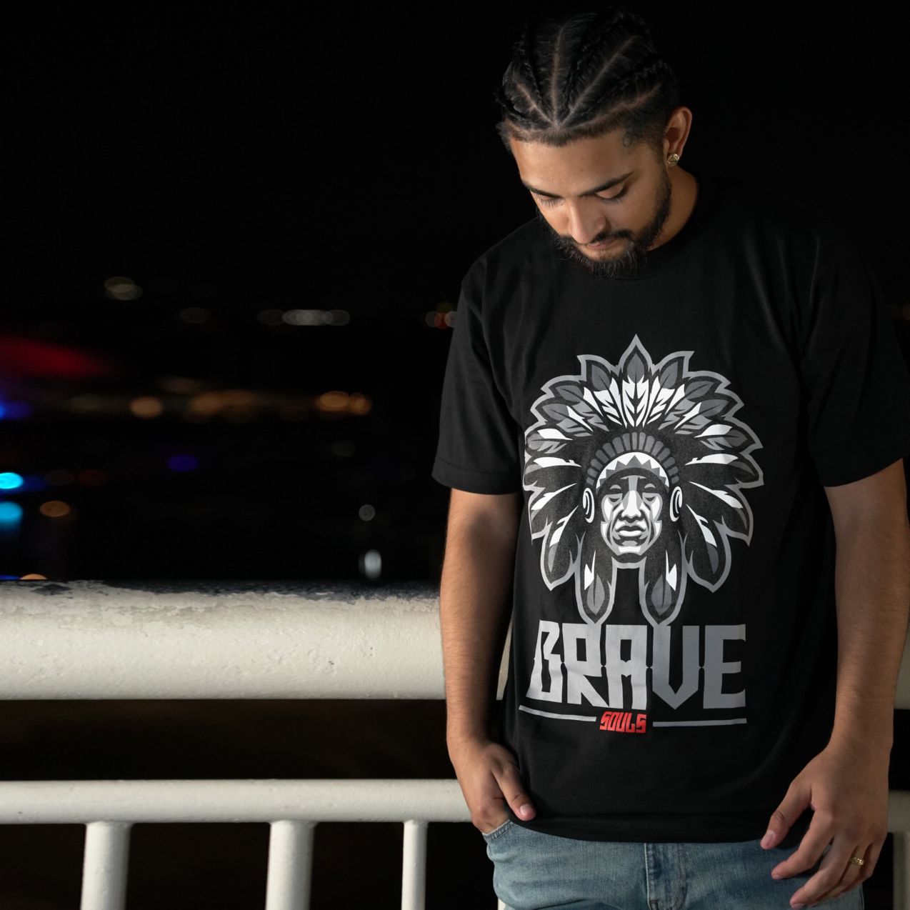 
                  
                    Brave Souls -  Black T-Shirt
                  
                