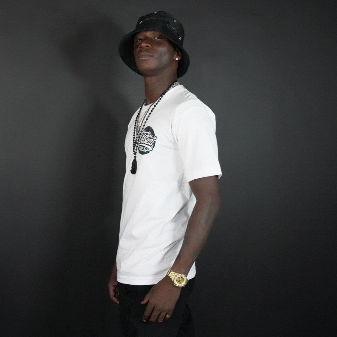 
                  
                    Good Vibes Only - White T-Shirt
                  
                