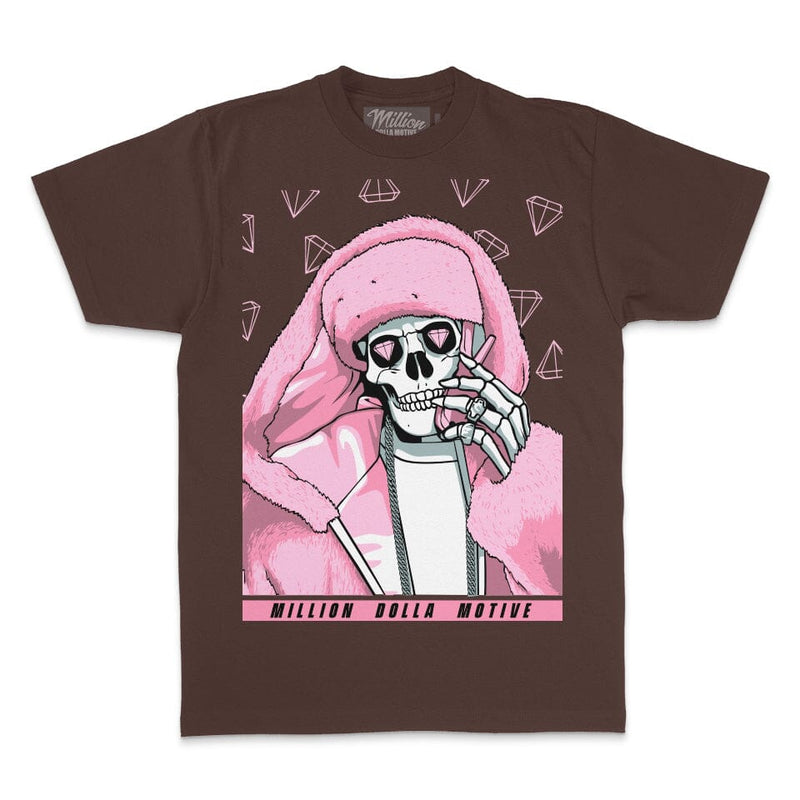 Pink Fur - Brown T-Shirt T-Shirt Million Dolla Motive 