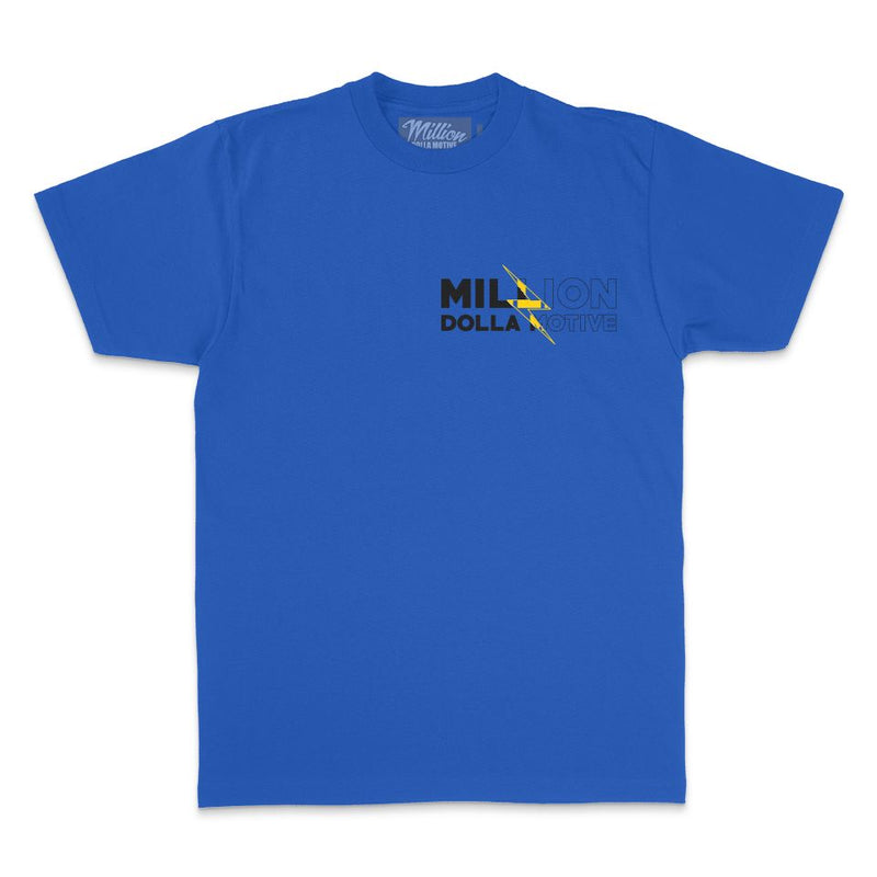 Pray Manifest Hustle - Royal Blue T-Shirt