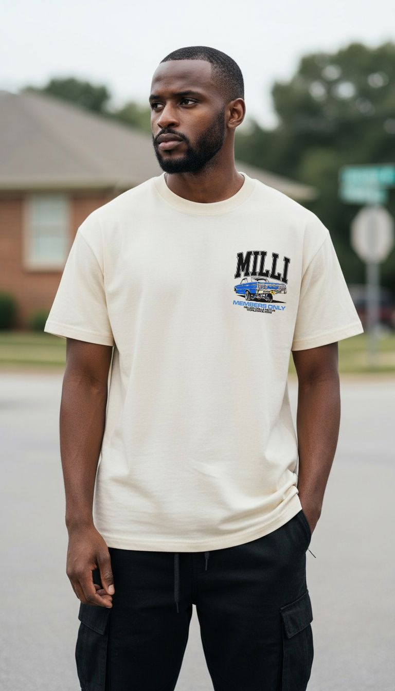 Milli Lowrider Members Only - Natural Sail T-Shirt