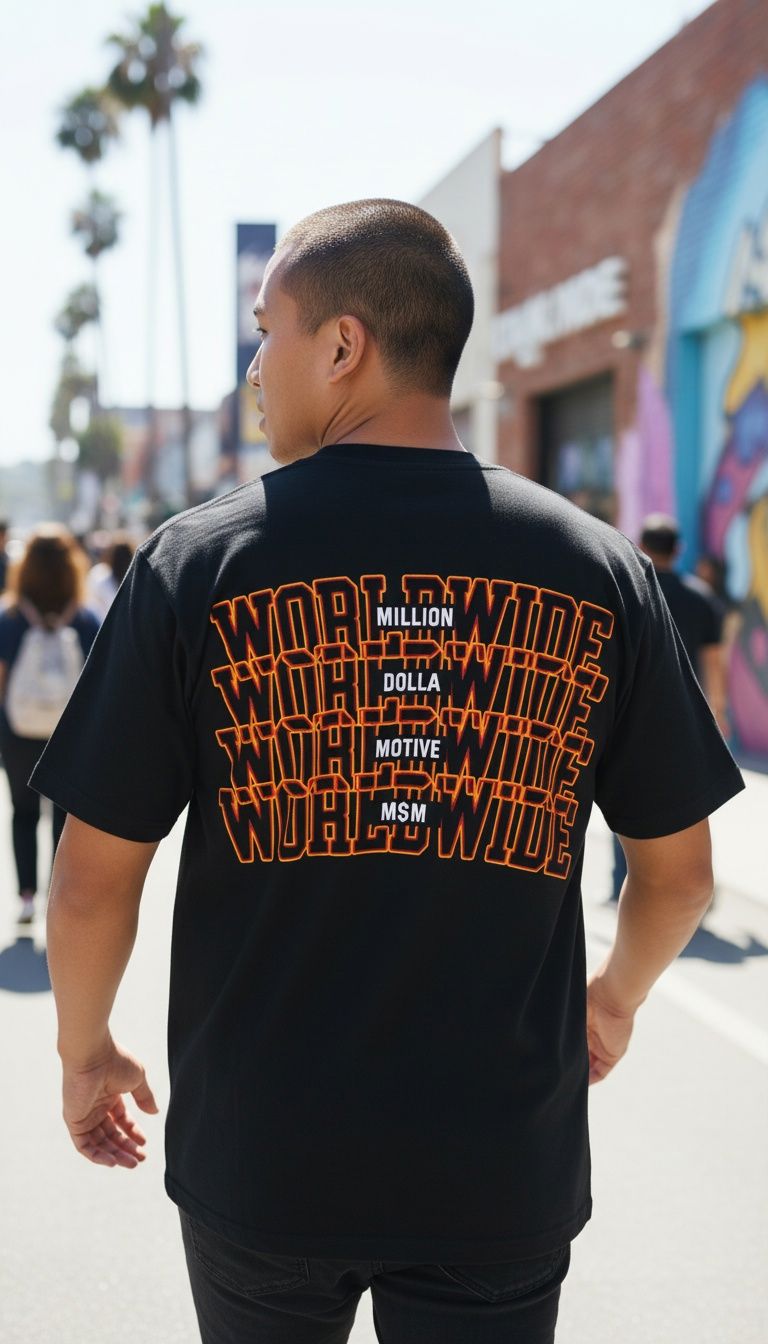 M$M Worldwide - Black T-Shirt