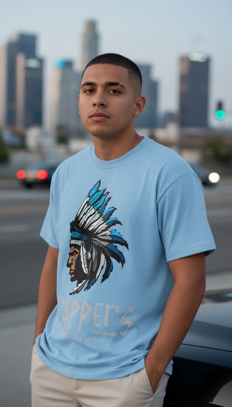 Trappers - University Blue T-Shirt