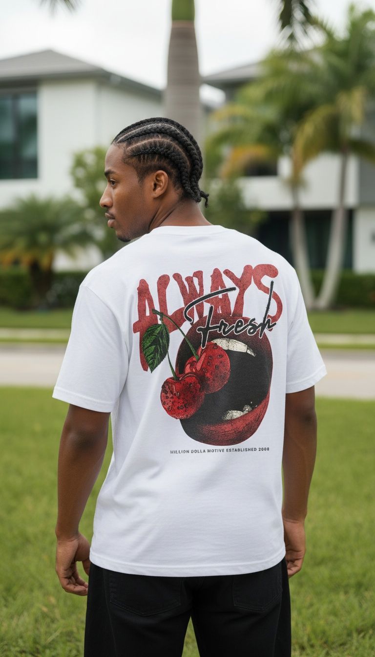 Always Fresh Cherries - White T-Shirt
