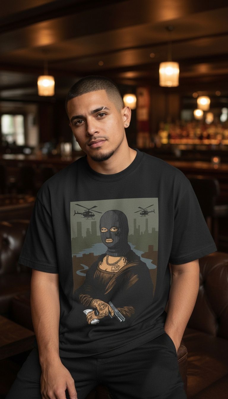 Money Lisa - Black T-Shirt