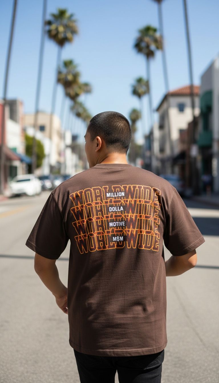 M$M Worldwide - Brown T-Shirt