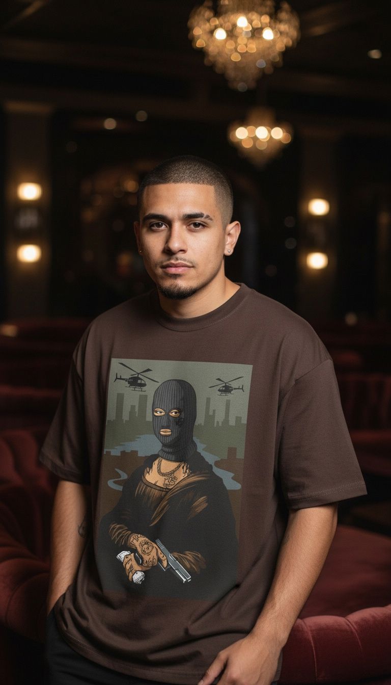 Money Lisa - Brown T-Shirt