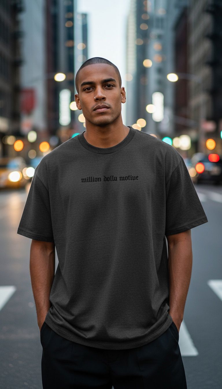 Hustle Builds Strong People - Heather Charcoal T-Shirt