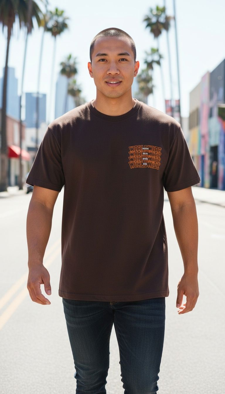 M$M Worldwide - Brown T-Shirt
