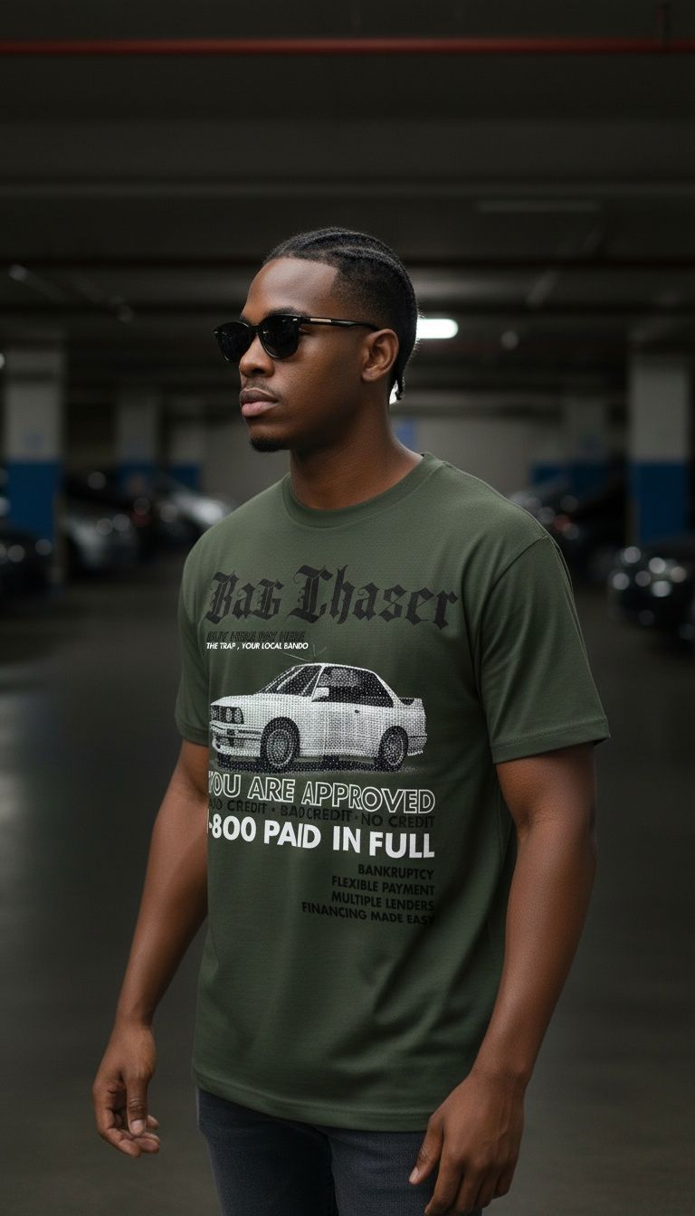 Bag Chaser - Olive T-Shirt