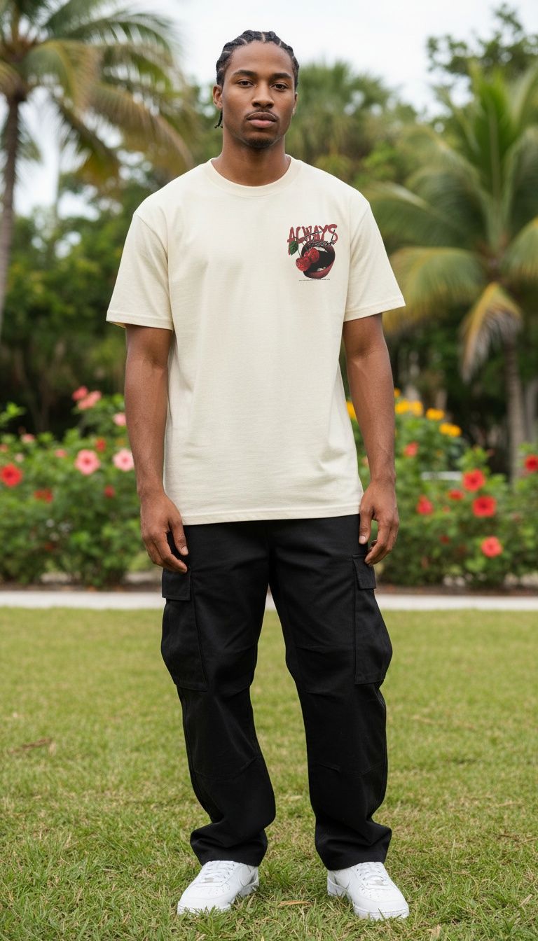 Always Fresh Cherries - Natural Sail T-Shirt