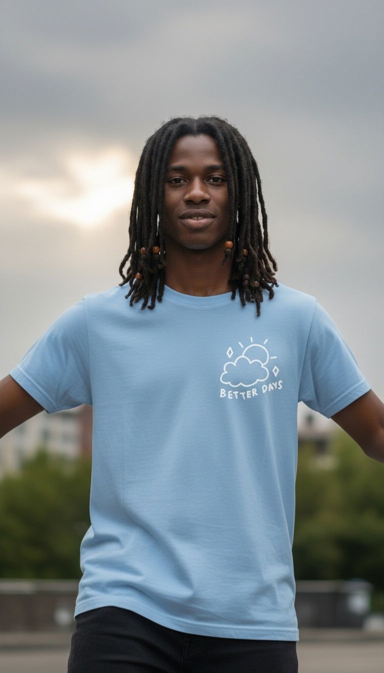 Better Days Will Come - University Blue T-Shirt