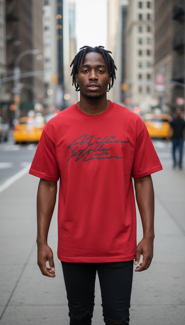 Grind Hustle Execute - Red T-Shirt