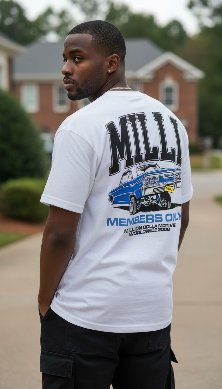 Milli Lowrider Members Only - White T-Shirt