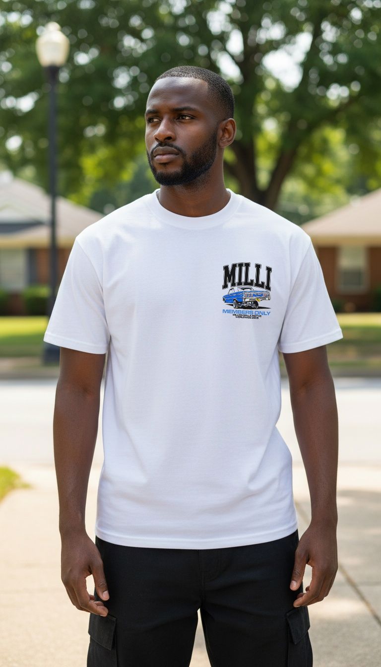 Milli Lowrider Members Only - White T-Shirt