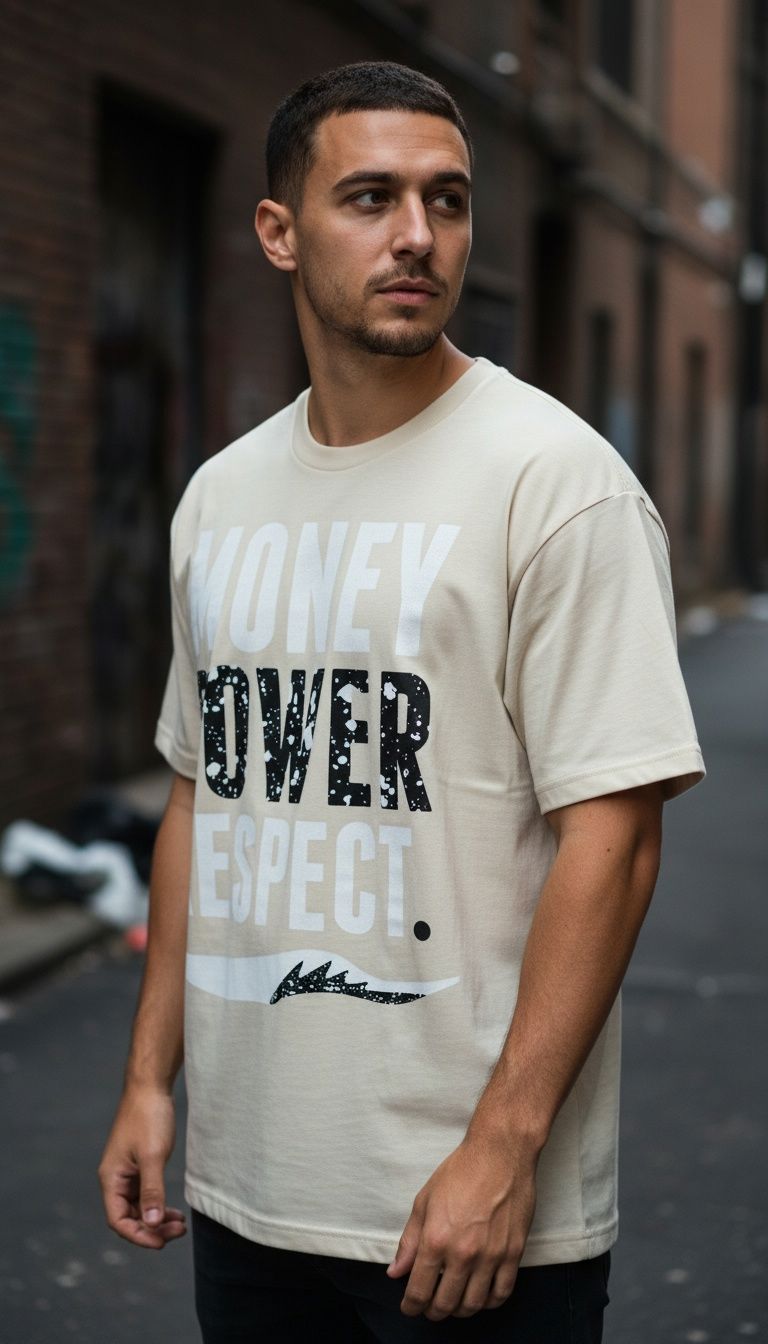 Money Power Respect "Craft" - Natural Sail T-Shirt