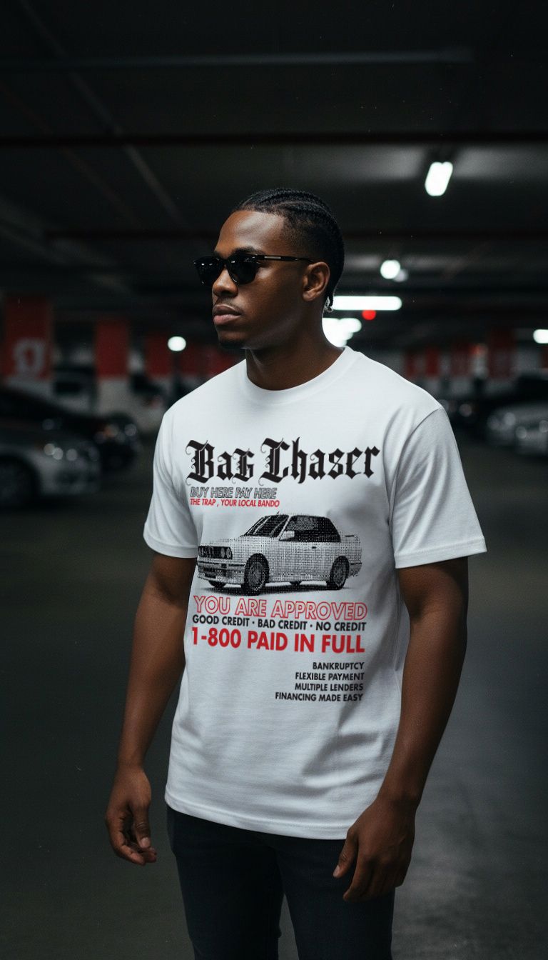 Bag Chaser - White T-Shirt