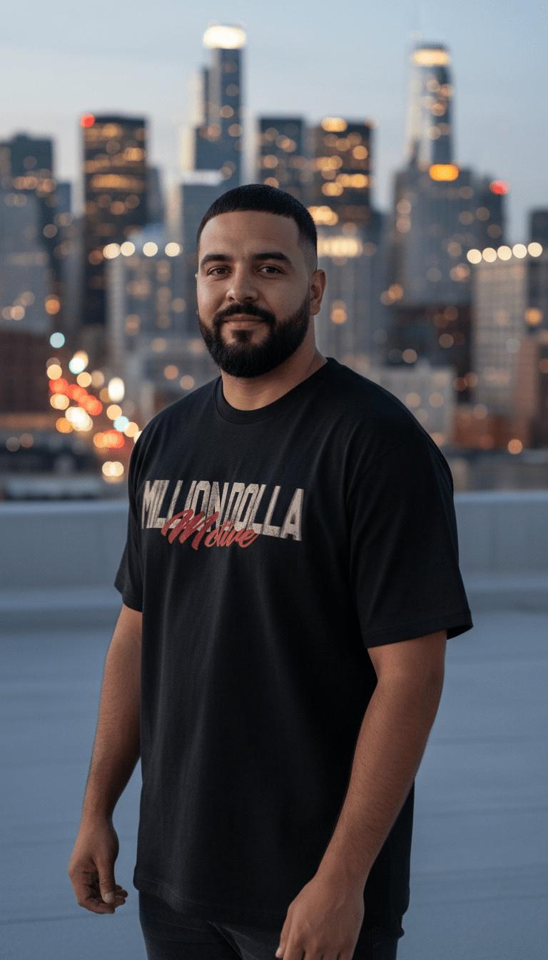 
                  
                    Rich Risk Mentality - Black T-Shirt
                  
                