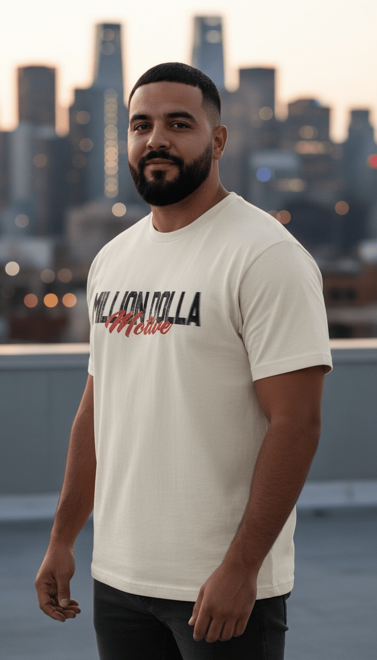 
                  
                    Rich Risk Mentality - Natural Sail T-Shirt
                  
                