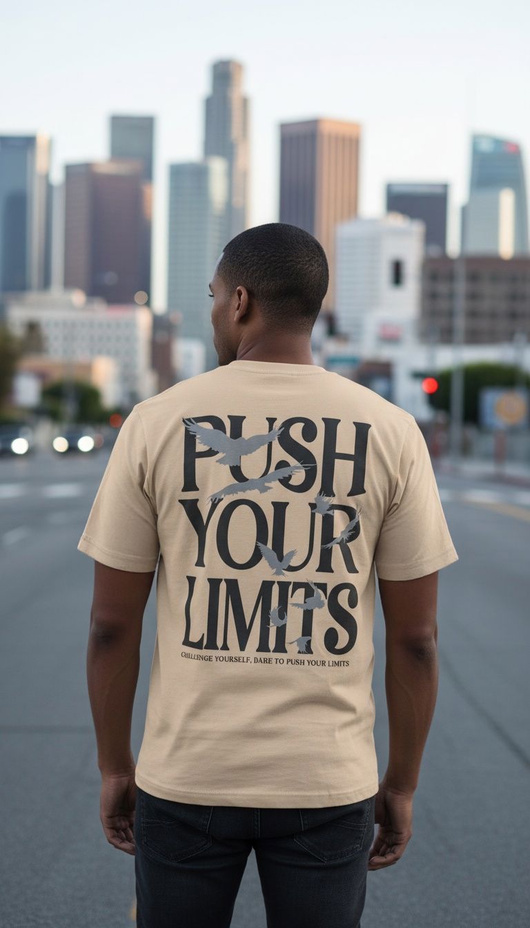 Push Your Limits - Khaki T-Shirt