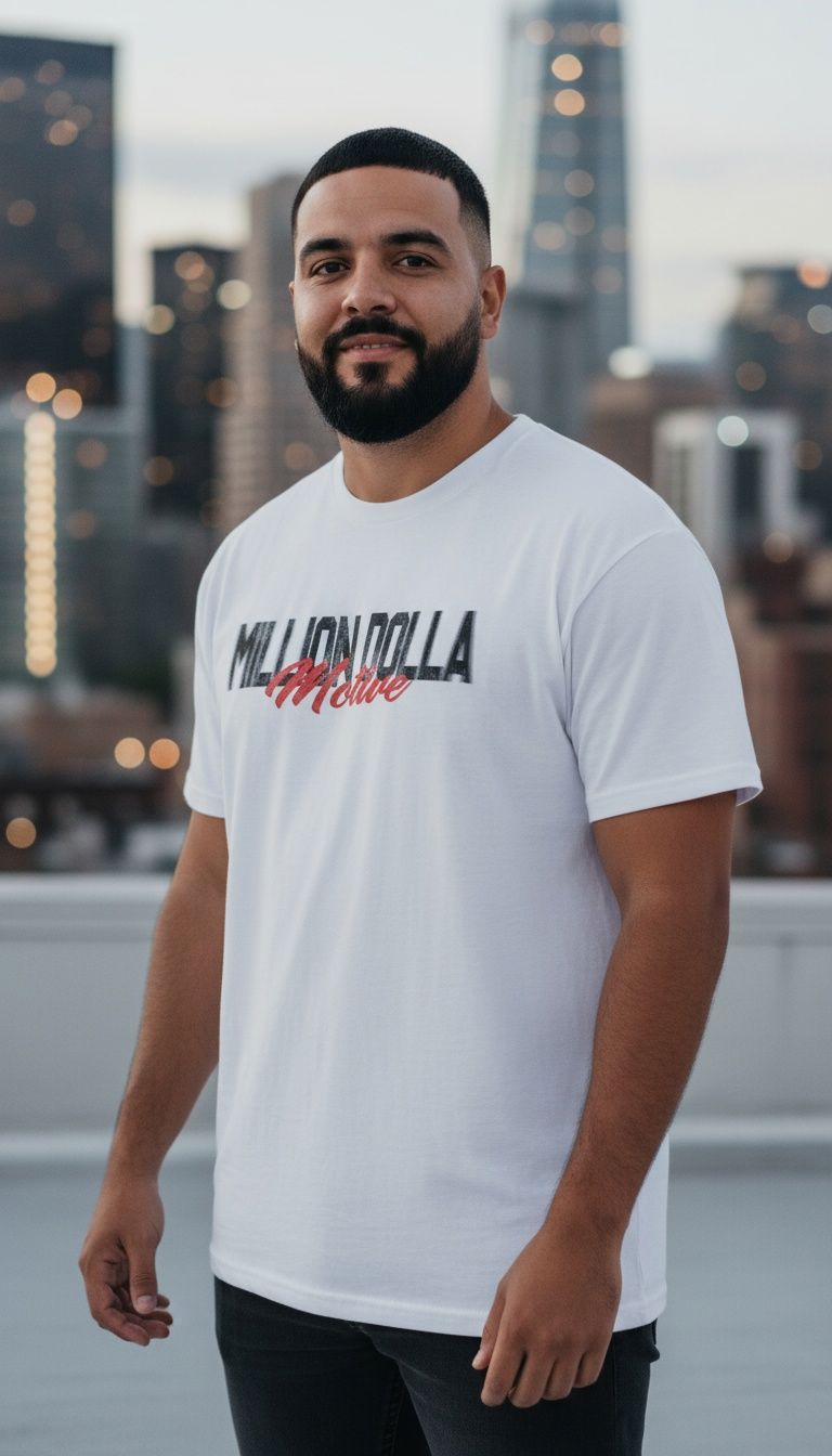 Rich Risk Mentality - White T-Shirt