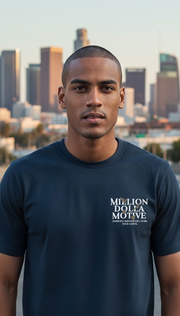 Push Your Limits - Navy T-Shirt