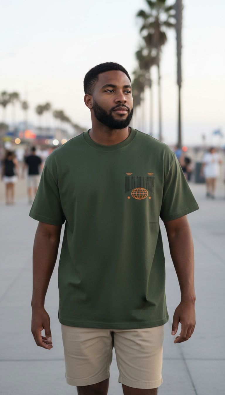 Stay Positive - Olive T-Shirt